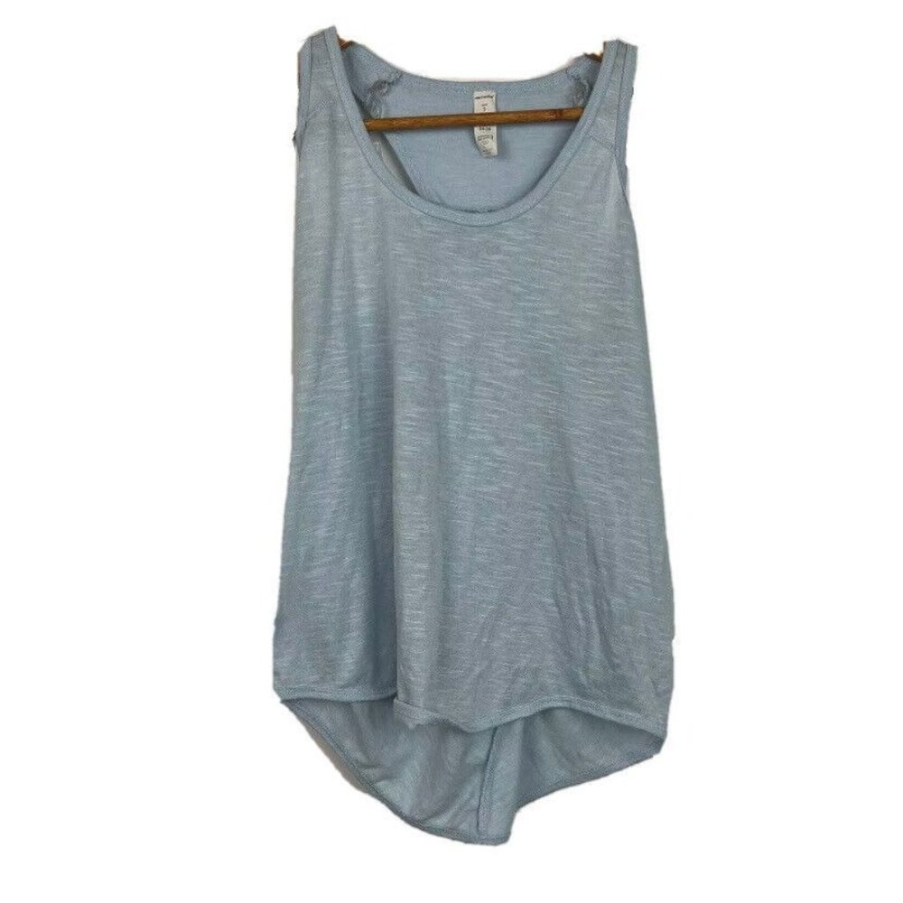 Marika Women's Size Small Racerback Athletic Tank Top Solid Light Blue